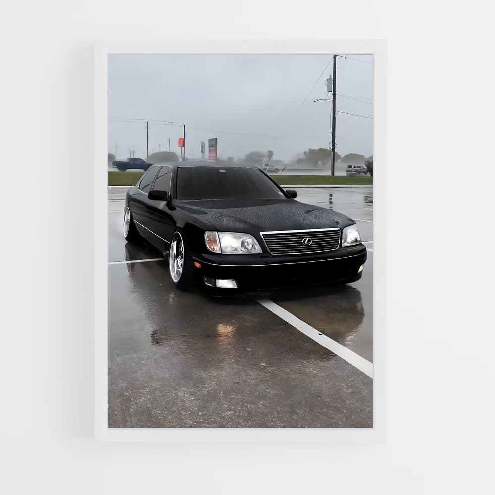 Poster Pluie ciel – affiche Lexus (vue 3)